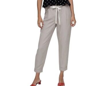 Wilfred Allant Linen Ankle Pants Straight Sz 0 Gray Beachy Breathable Coastal